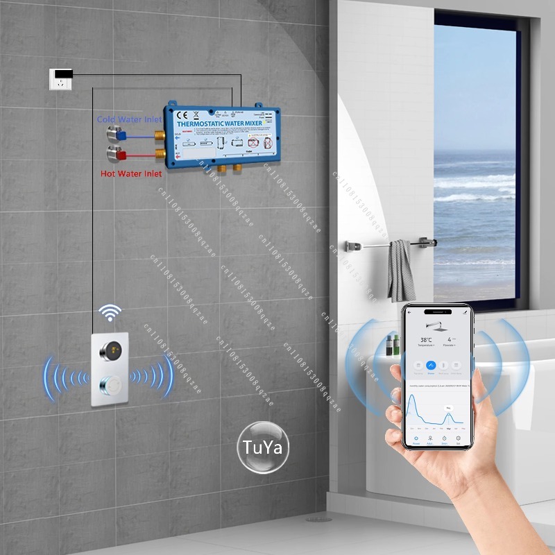 Thermostatisches Digitales Bad – Concealed Thermostatic Shower System Set Bewertung und Preis