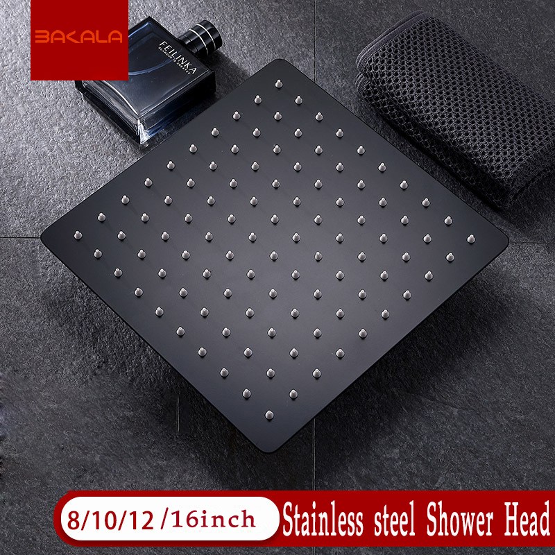 BAKALA Runde und quadratische  – Rainfall Shower Head Ceiling Mount 16 Inch Bewertung und Preis