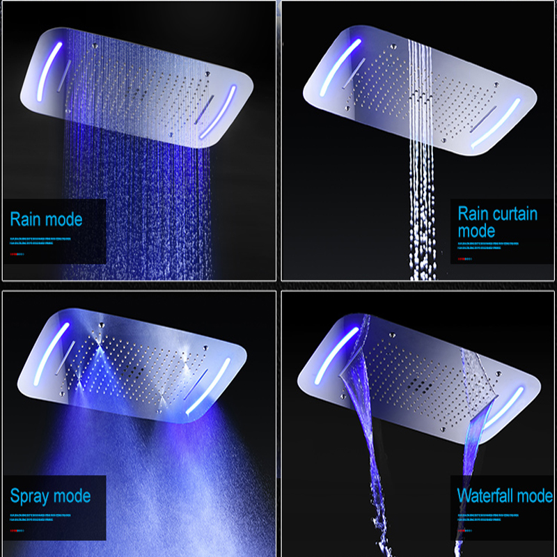 LED-Duschdecke, großes Regen-B – Led Rainfall Shower Head Waterfall Bewertung und Preis