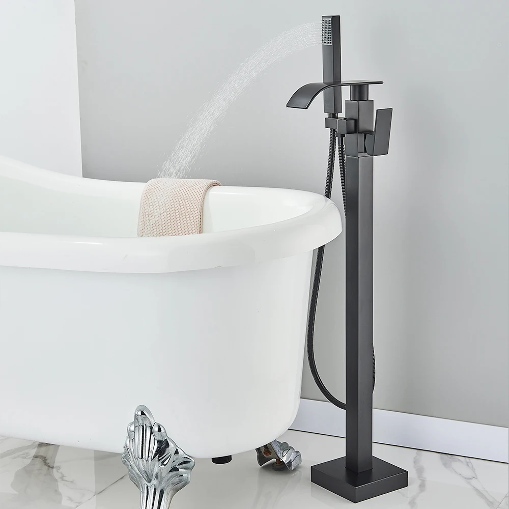 Bodenstehender Wasserhahn für  – Freestanding Bathtub Filler Faucet Floor Bewertung und Preis