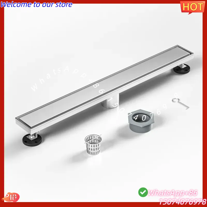 2026 Neuer US-Markt 28-Zoll Fl – Linear Shower Drain Stainless 304 Tile In Bewertung und Preis