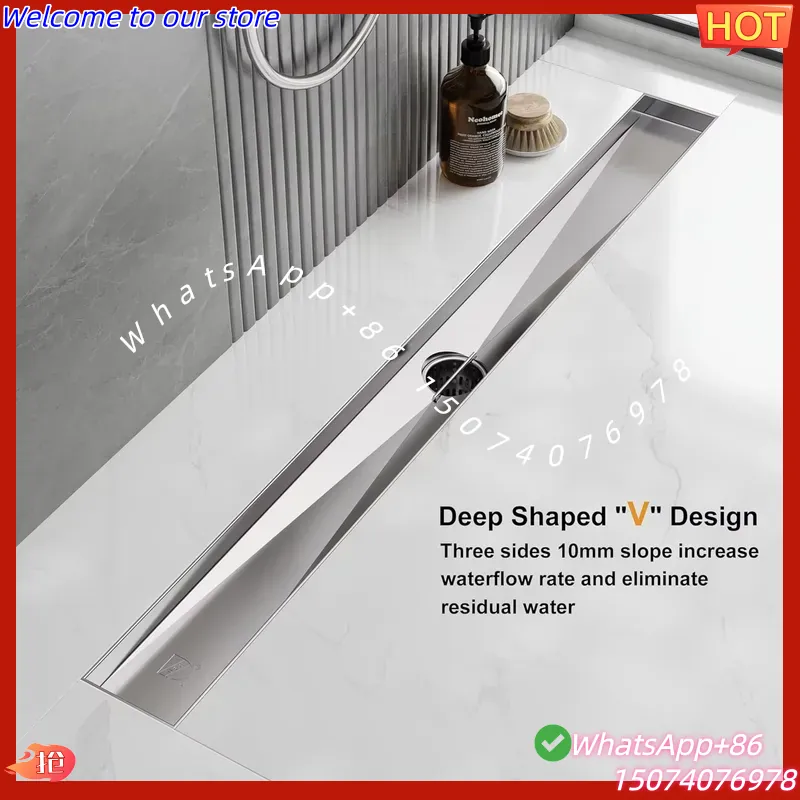2026 Neuer US-Markt 28-Zoll Fl – Linear Shower Drain Stainless 304 Tile In Bewertung und Preis