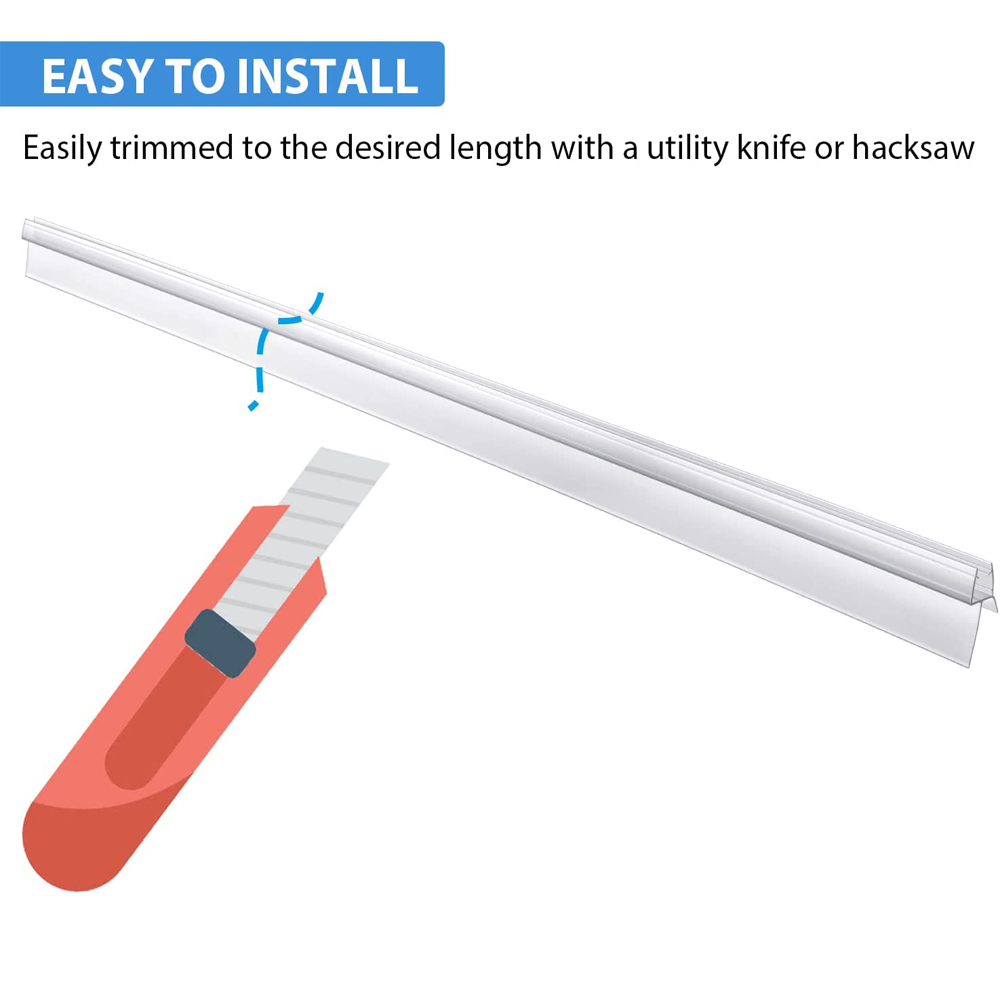Bad Dusche Bildschirm Tür Dich – Shower Door Bottom Seal Strip Sweep Bewertung und Preis